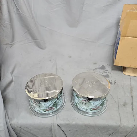 HOMEWORX BY SLATKIN & CO FROZEN BALSAM SCENTED CANDLE - PAIR