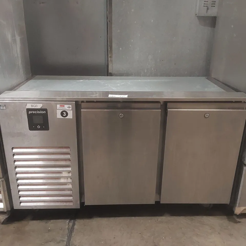 PRECISION MCU211 2 DOOR UNDERCOUNTER FRIDGE
