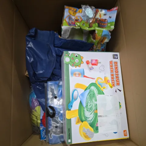 LARGE BOX OF ASSORTED TOYS AND GAMES