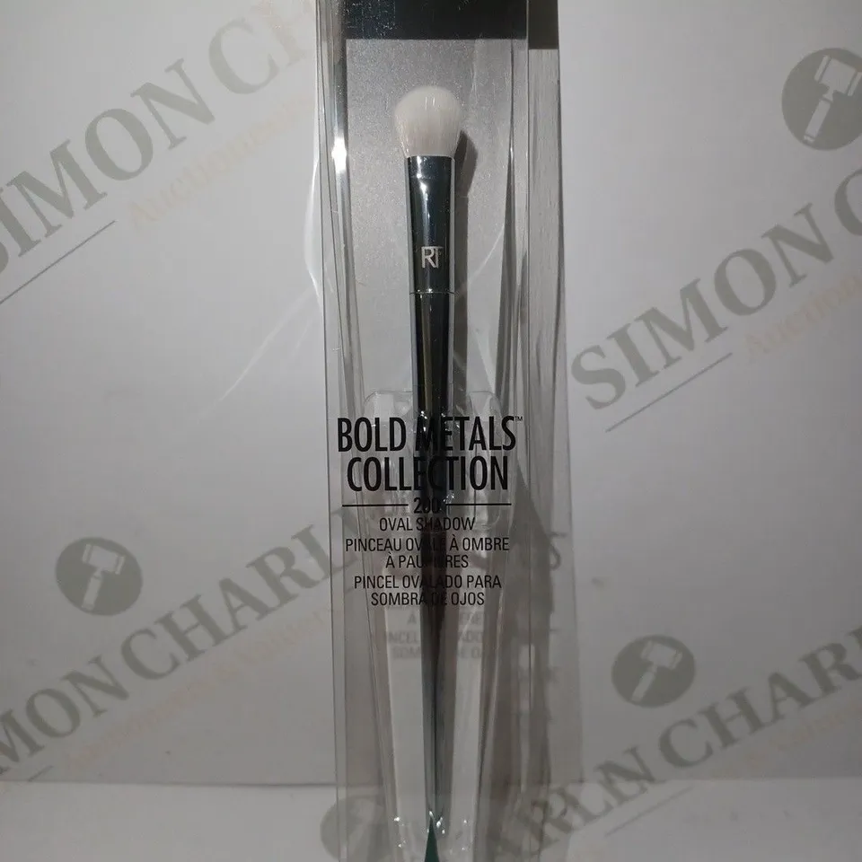 LOT OF APPROX 6 REAL TECHNIQUES BOLD METALS OVAL SHADOW BRUSHES 