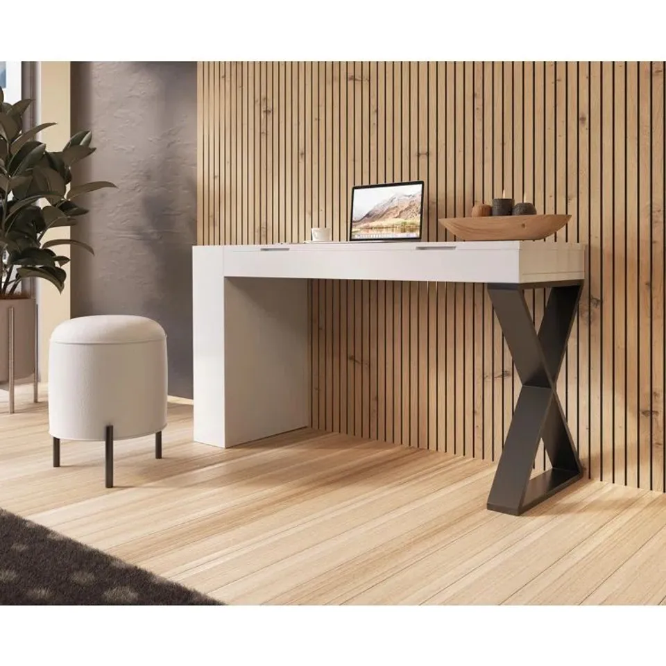 BOXED MACKENNA DRESSING TABLE WITH MIRROR ( 4 BOXES )