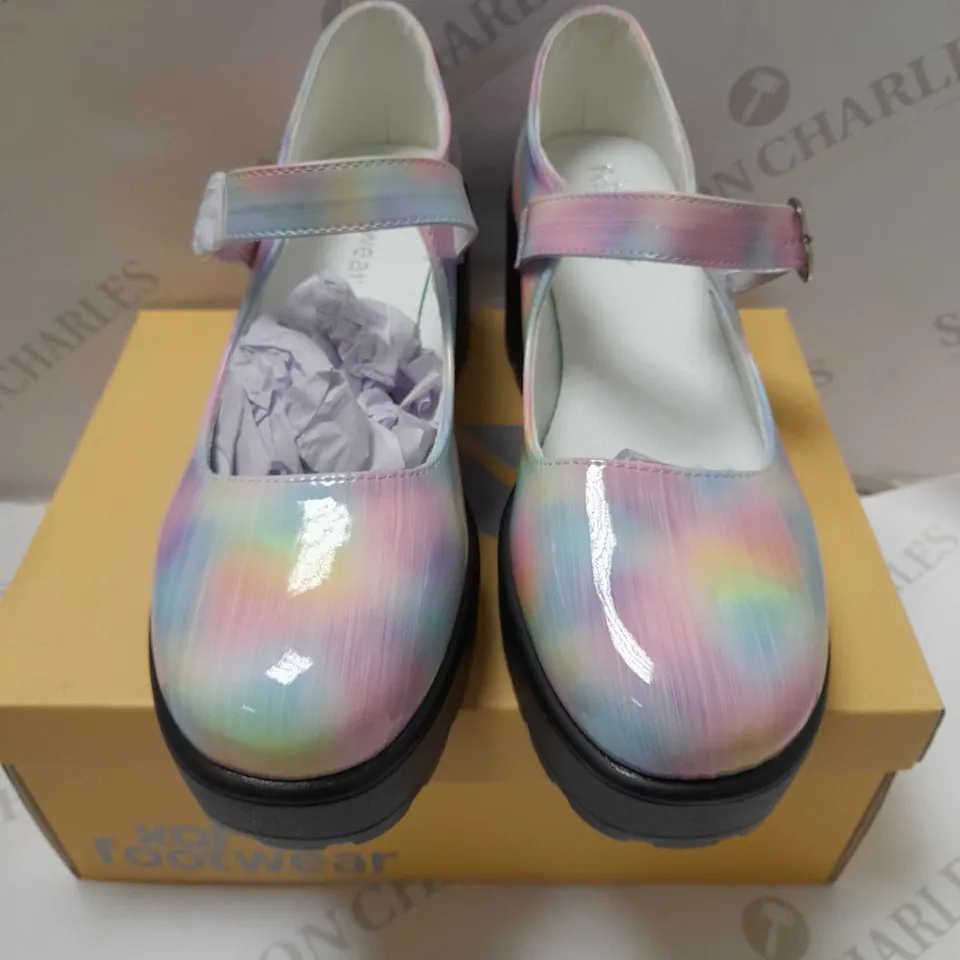 KOI TIRA PASTEL RAINBOW CANDY DREAMS EDITION MARY JANES SHOES - SIZE 9