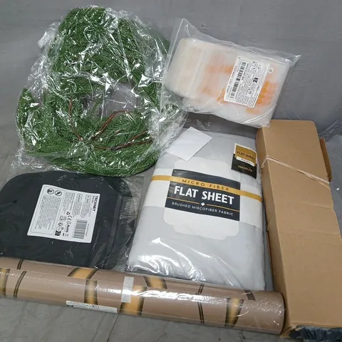 APPROXIMATELY 20 ASSORTED HOUSEHOLD PRODUCTS TO INCLUDE  WALLPAPER, FLAT SHEET, MOUSE MAT, ETC - COLLECTION ONLY