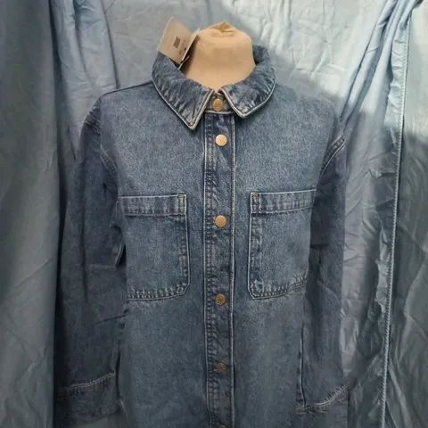 NOBODYS CHILD BLUE ULTIMATE DENIM OVERSHIRT – UK 12 