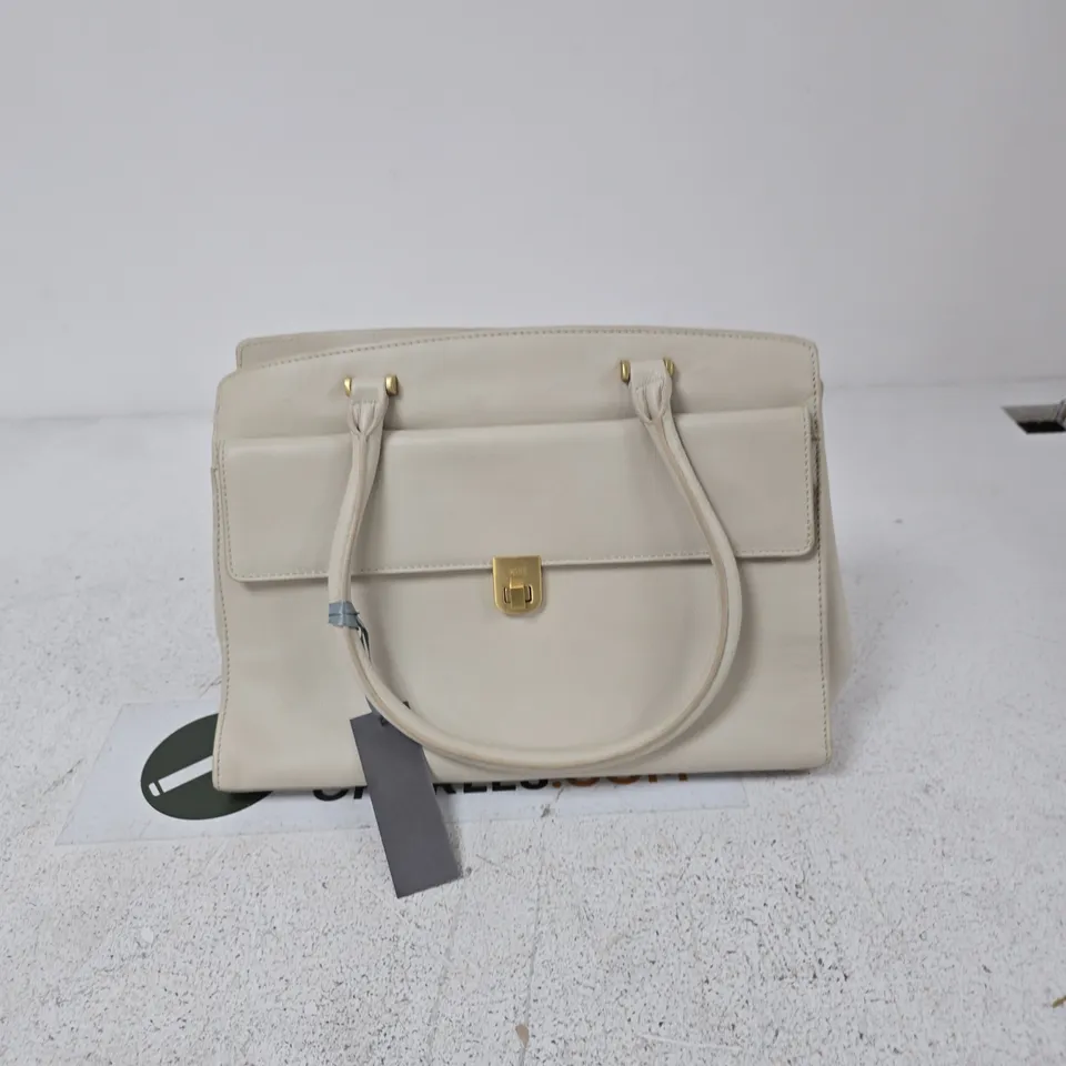 RUTH LANGSFORD CREAM HANDBAG
