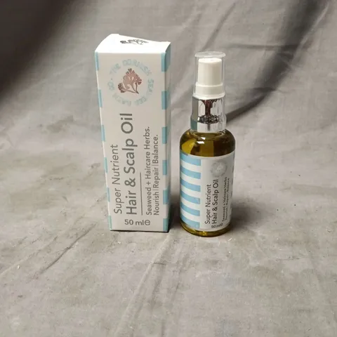 THE CORNISH SEAWEED BATH CO. SUPER NUTRIENT HAIR AND SCALP OIL 50ML