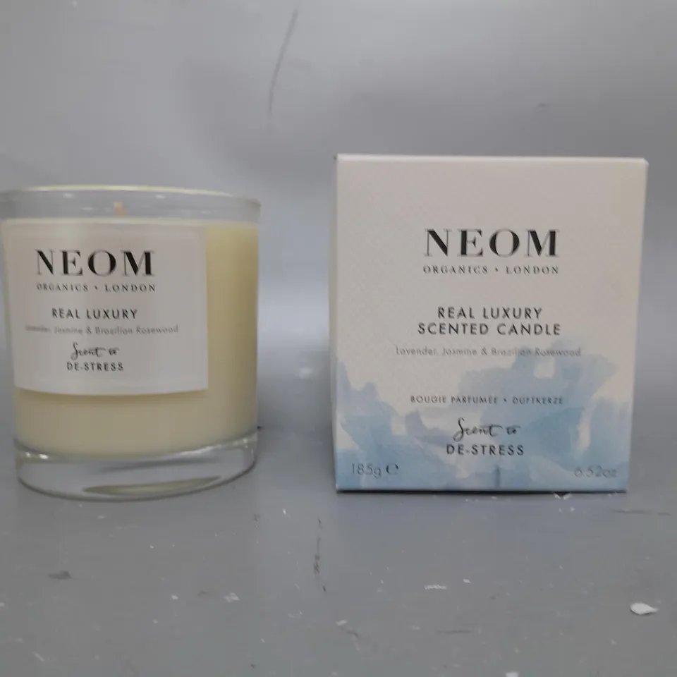 NEOM ORGANICS LONDON – REAL LUXURY SCENTED CANDLE -SCENT TO DE-STRESS