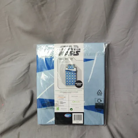 STAR WARS SINGLE DUVET SET – DUVET COVER & PILLOWCASES, REVERSIBLE DESIGN