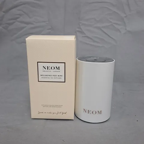 NEOM WELLBEING POD MINI ESSENTIAL OIL DIFFUSER – WHITE, WITH ORIGINAL BOX