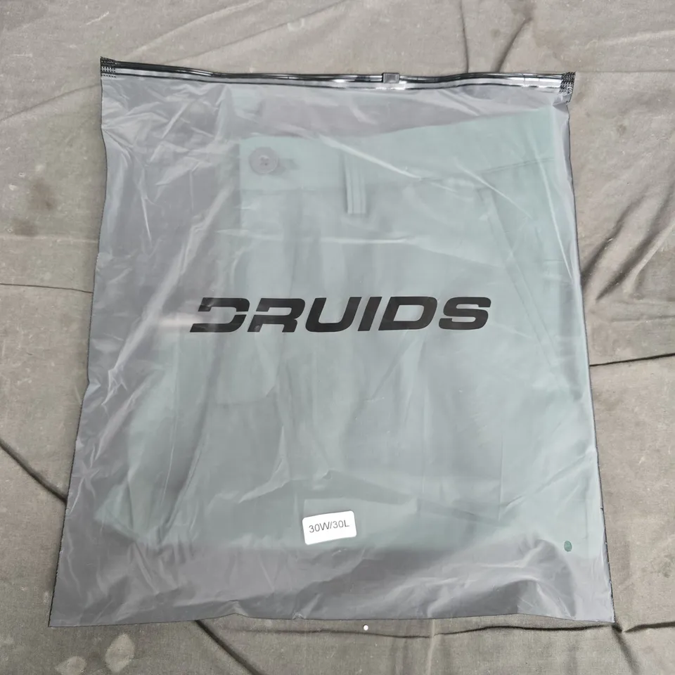 BAGGED DRUIDS MEN'S GOLF JOGGERS - SAGE, UK 30 (30W/30L)