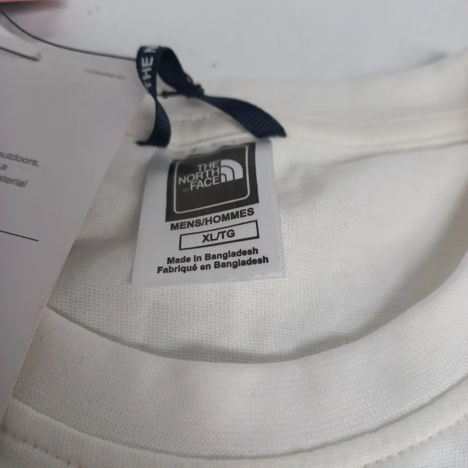 THE NORTH FACE MEN'S WHITE T-SHIRT, XL (UK)