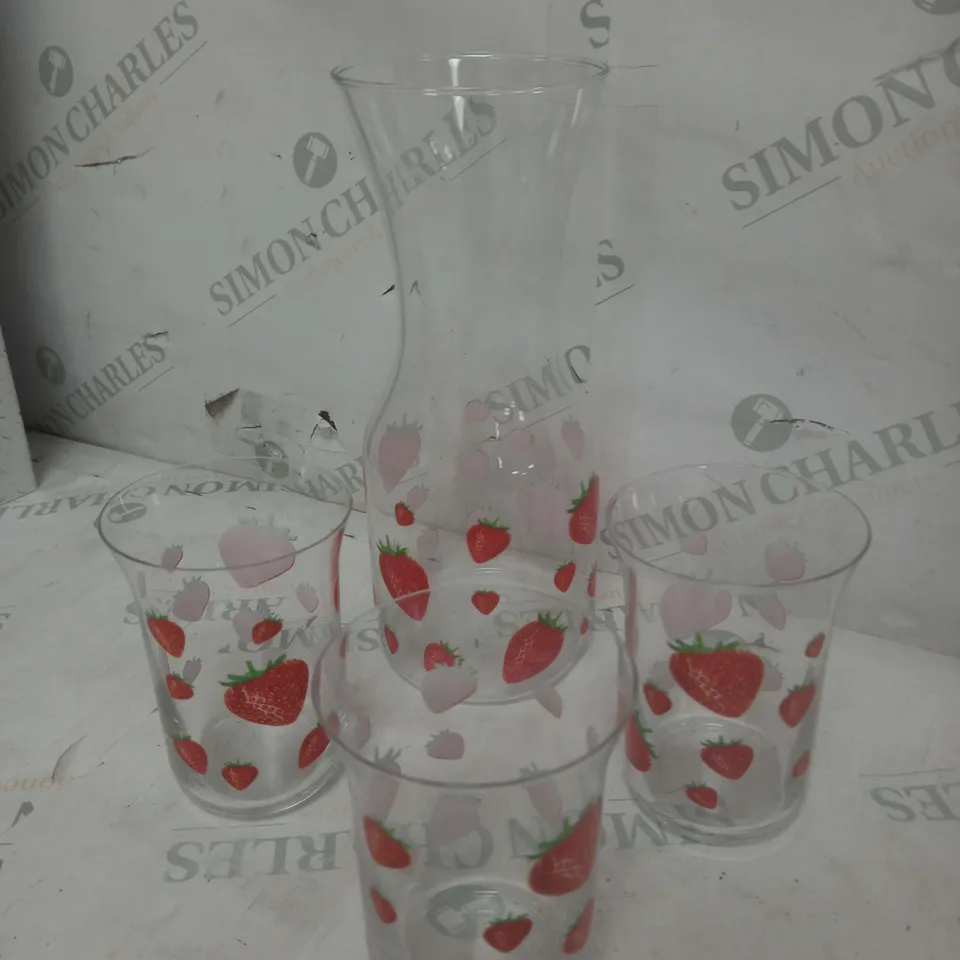 KROSNO BRILLIANCE IN GLASS SINCE 1923 FRAGOLA COLLECTION WATER SET 7 PCS