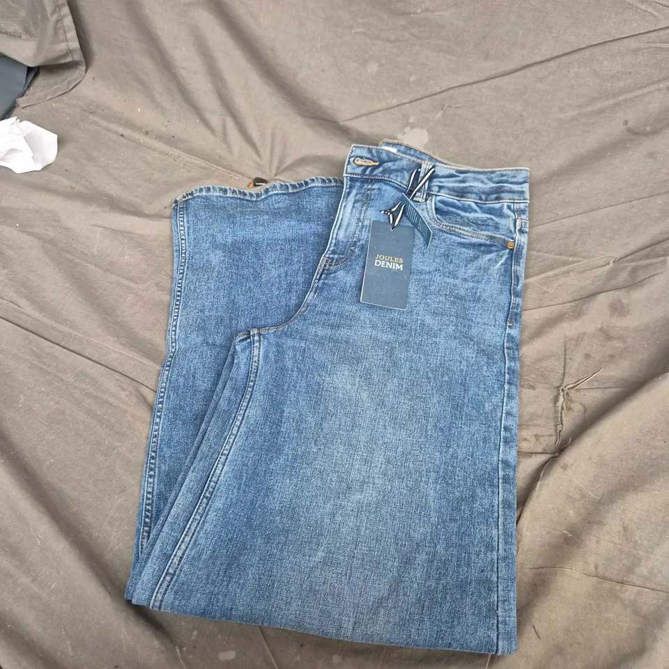 JOULES PALAZZO JEANS MID WASH – WOMEN'S DENIM, UK 14 