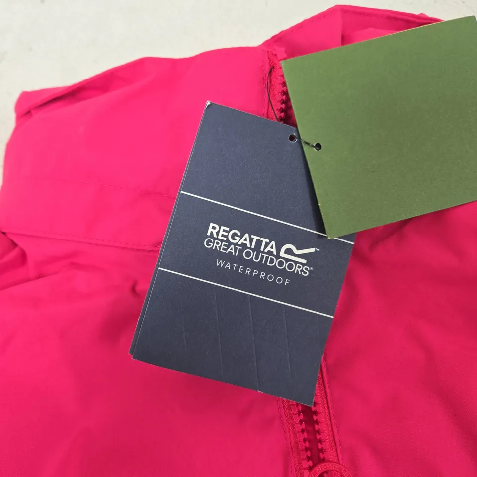 REGATTA GREAT OUTDOORS PINK WATERPROOF JACKET – WOMEN'S, UK 12