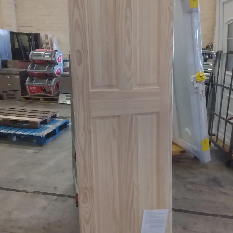 4 PANEL CLEAR PINE FIRE INTERNAL DOOR 2040×726MM