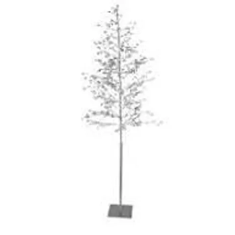 BOXED ALISON CORK PRE-LIT CASCADING GLITTER WHITE WILLOW TREE - COLLECTION ONLY