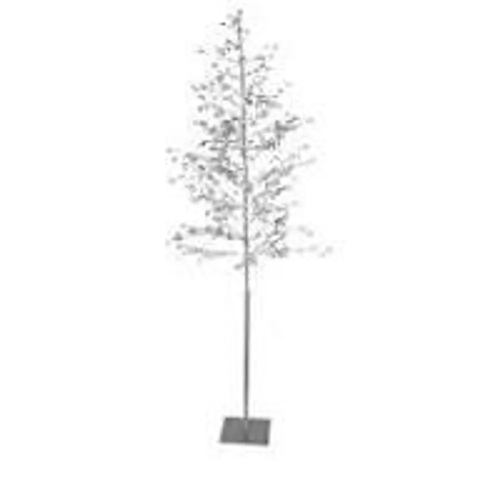 BOXED ALISON CORK PRE-LIT CASCADING GLITTER WHITE WILLOW TREE - COLLECTION ONLY