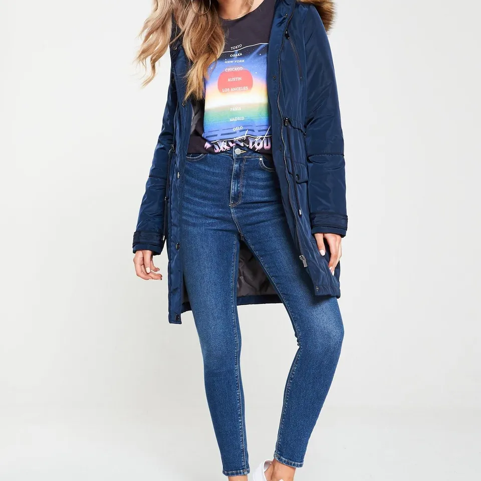 DESIGNER ULTIMATE PARKA- NAVY RRP £55