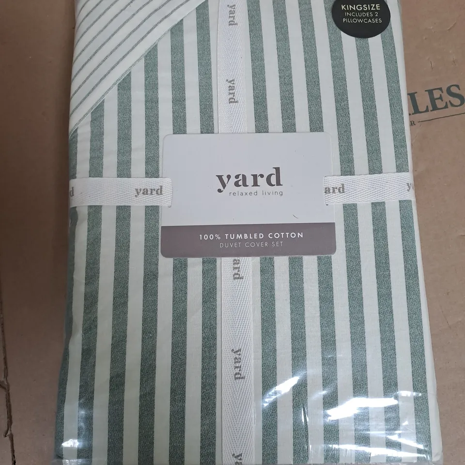 YARD HEBDEN DUVET SET IN FOREST -  KINGSIZE