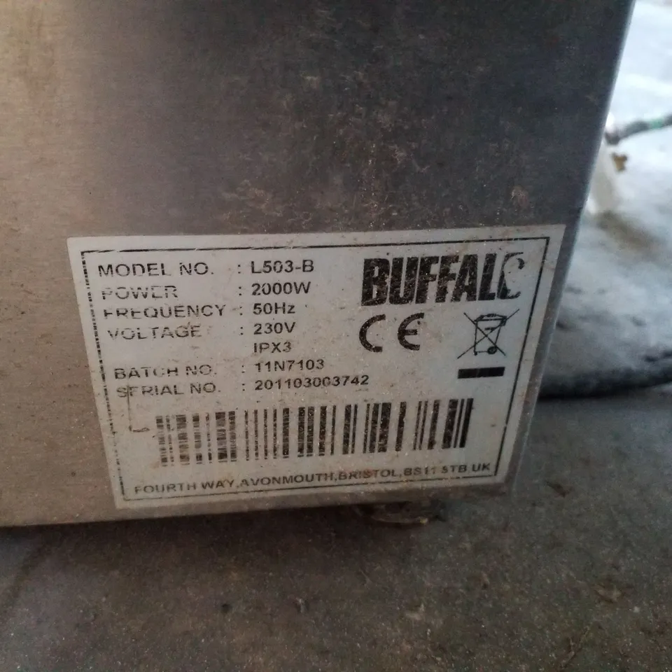 BUFFALO L503-B SINGLE CONTACT GRILL