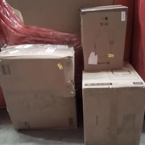 PALLET OF ASSORTED HOUSEHOLD GOODS AND PRODUCTS TO INCLUDE;GAMING CHAIR,PORTABLE DISHWASHER,BACKPACK