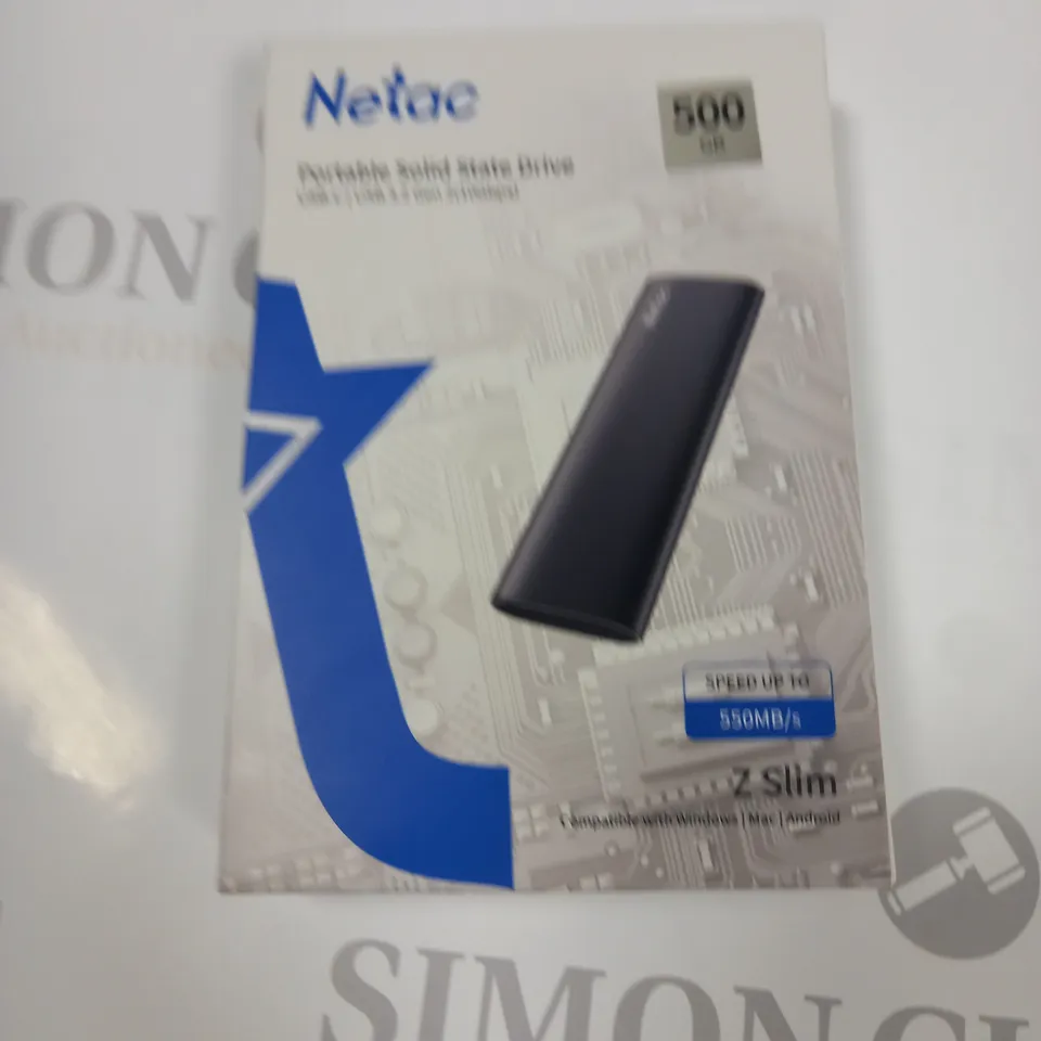 SEALED NETAC 500GB PORTABLE SOLID STATE DRIVE