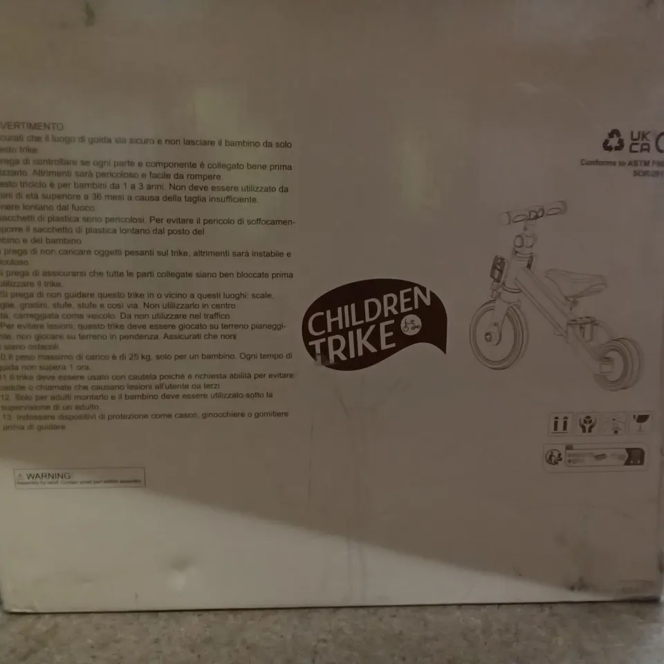 BOXED CHILDRENS TRIKE 