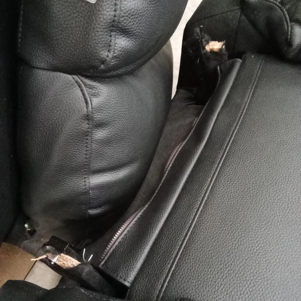 EDISON LUXURY FAUX LEATHER MANUAL RECLINER ARMCHAIR RRP £499