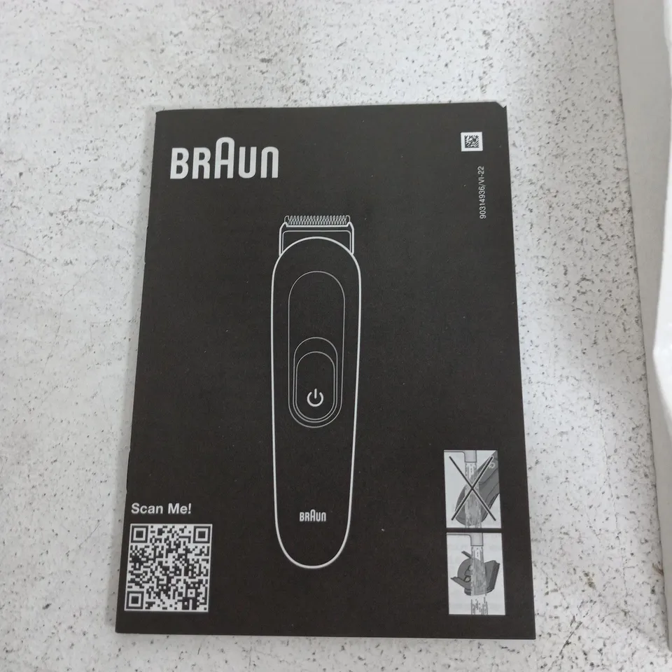 BRAUN BEARD TRIMMER – BOXED WITH ATTACHMENTS