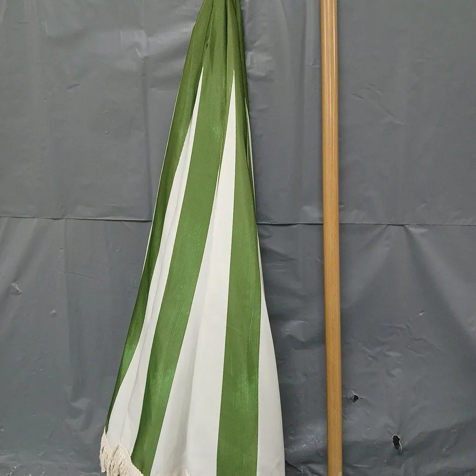 HABITAT PARASOL IN GREEN SUNBEAM - COLLECTION ONLY