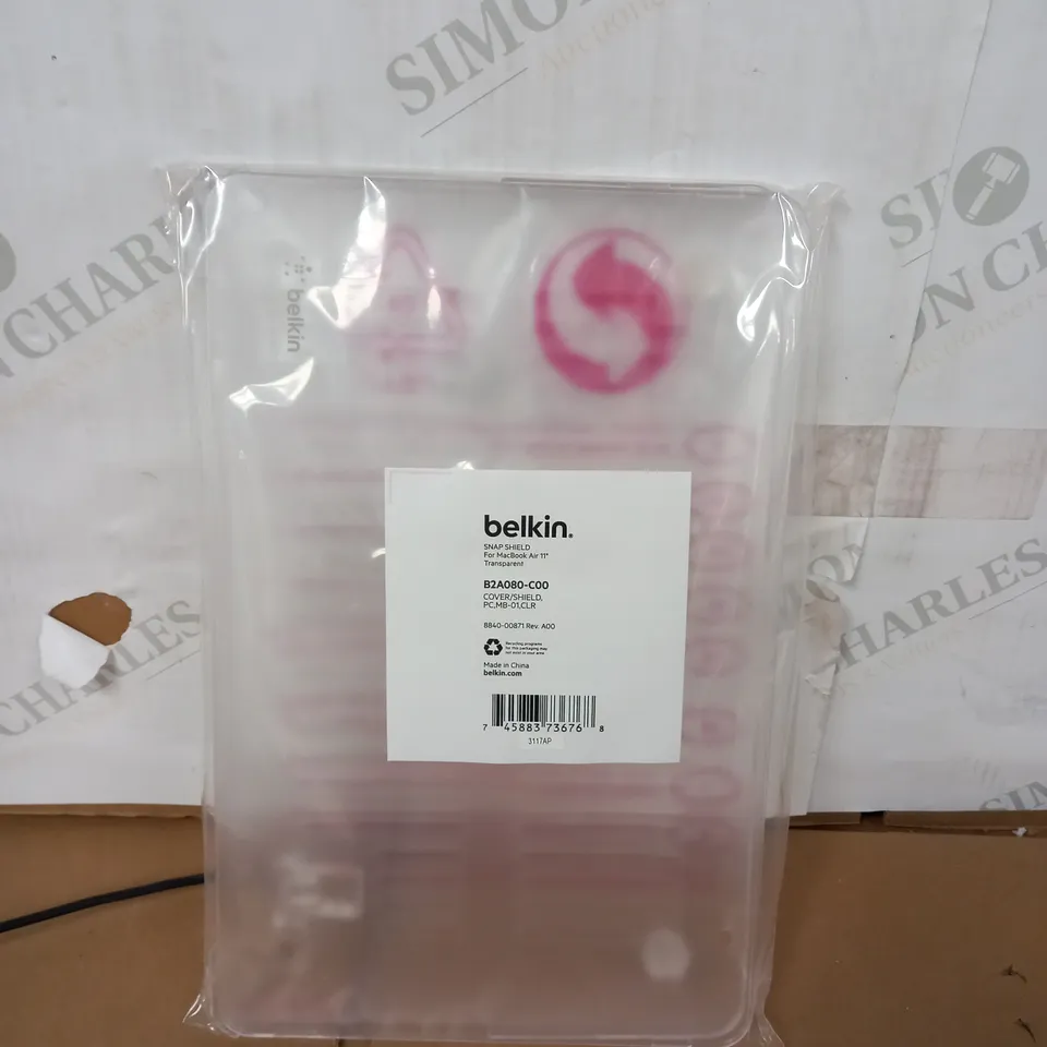LOT OF 10 BELKIN SNAP SHIELDS FOR MACBOOK AIR 11 - TRANSPARENT