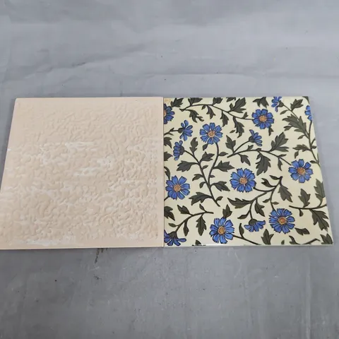 BOX OF COATED TILES