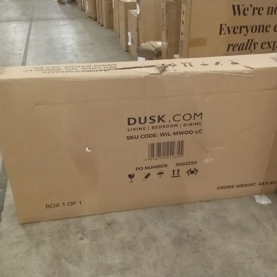 BOXED DUSK WILLOW SHOE STORAGE BENCH