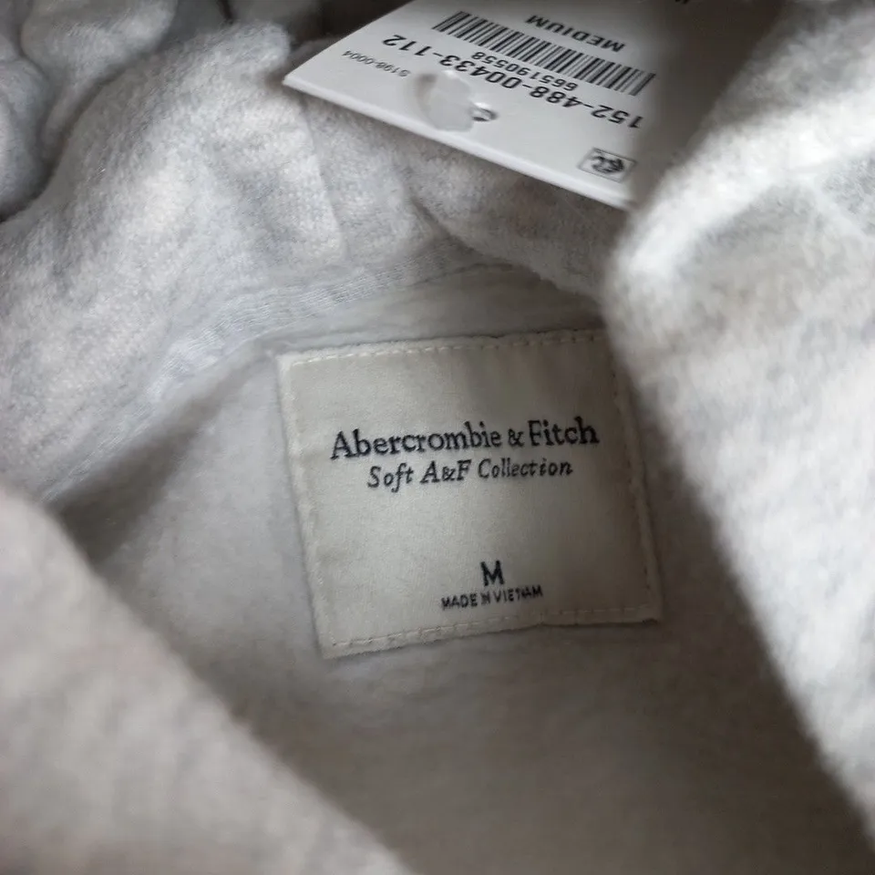 ABERCROMBIE & FITCH HOODIE – SOFT AF COLLECTION, GREY, SIZE M
