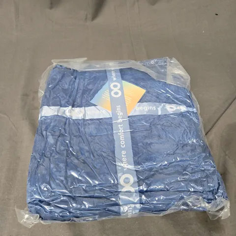 SEALED OODIE ADULT OVERSIZED HOODED BLANKET - BLUE 