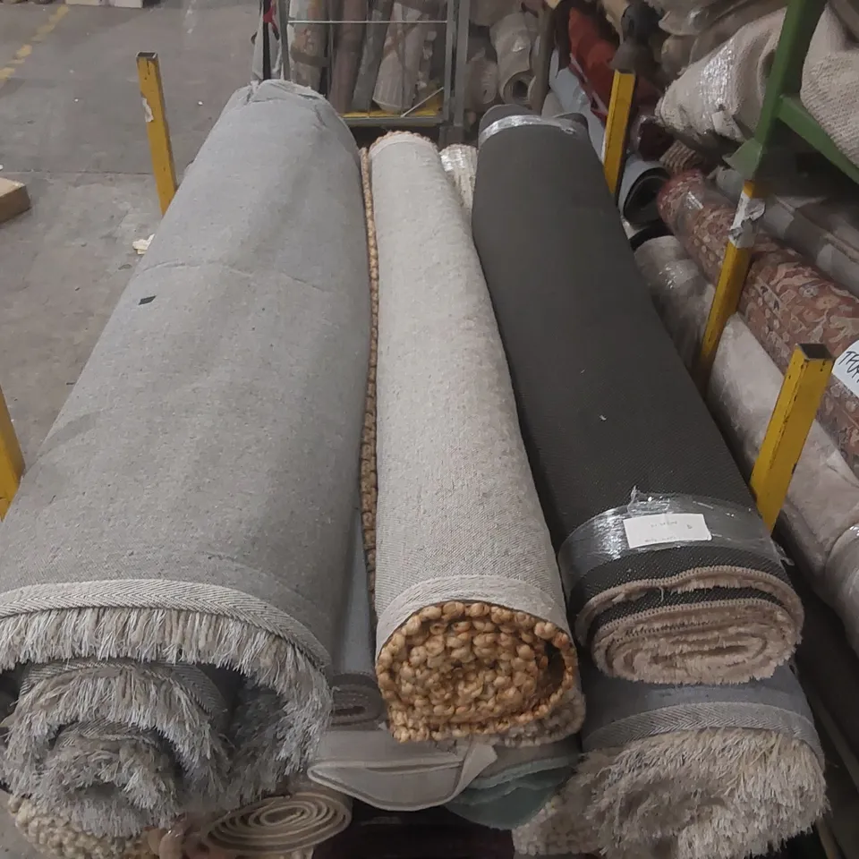 STILLAGE CONTAINING APPROXIMATELY  26x ASSORTED DESIGNER RUGS - STILLAGE NOT INCLUDED