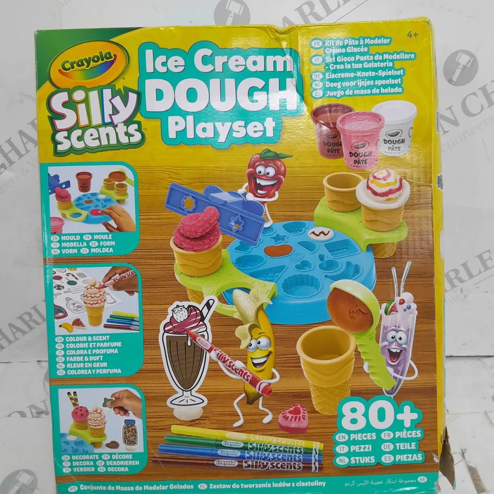 BOXED CRAYOLA SILLY SCENTS ICE CREAM DOUGH PLAYSET 