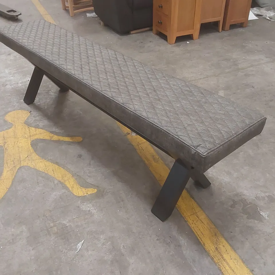 DESIGNER UPHOLSTERED DINING BENCH