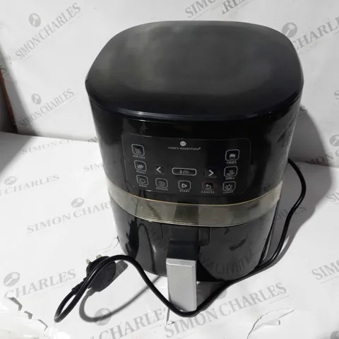 COOK'S ESSENTIALS 4L AIR FRYER - BLACK