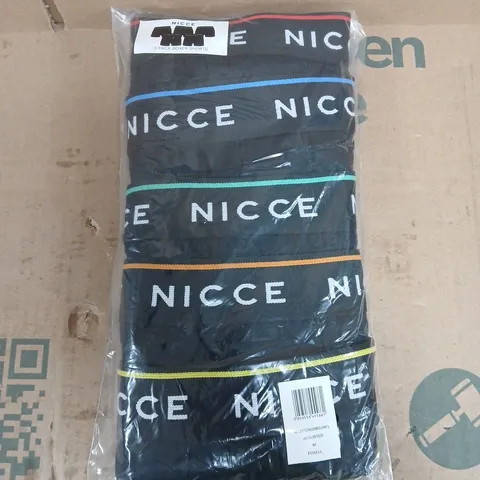 PACK OF 5 NICCE BOXER BRIEFS - SIZE M