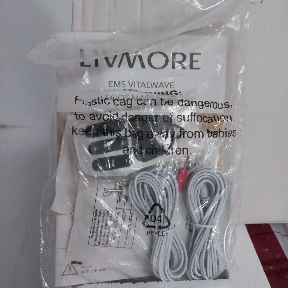 LIVMORE EMS VITALWAVE FOOT MASSAGER – BOXED