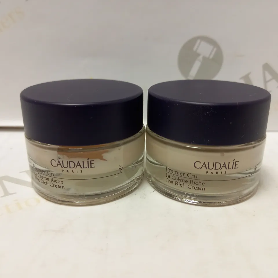 LOT OF 2 X 15ML CAUDALIE PREMIER CRU THE RICH CREAM