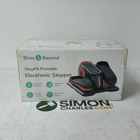 BLISS AND BEYOND STEP FIT PORTABLE ELECTRONIC STEPPER