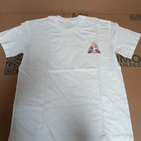 PALACE LOGO TEE IN WHITE - XL