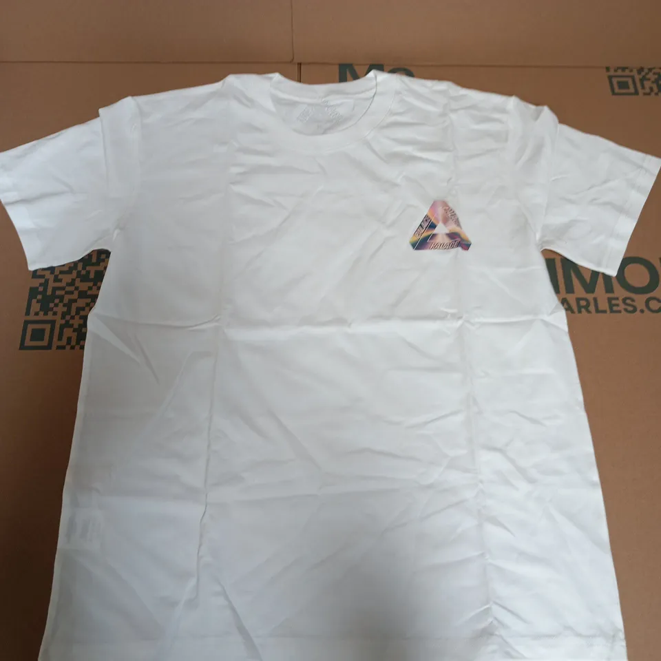 PALACE LOGO TEE IN WHITE - XL