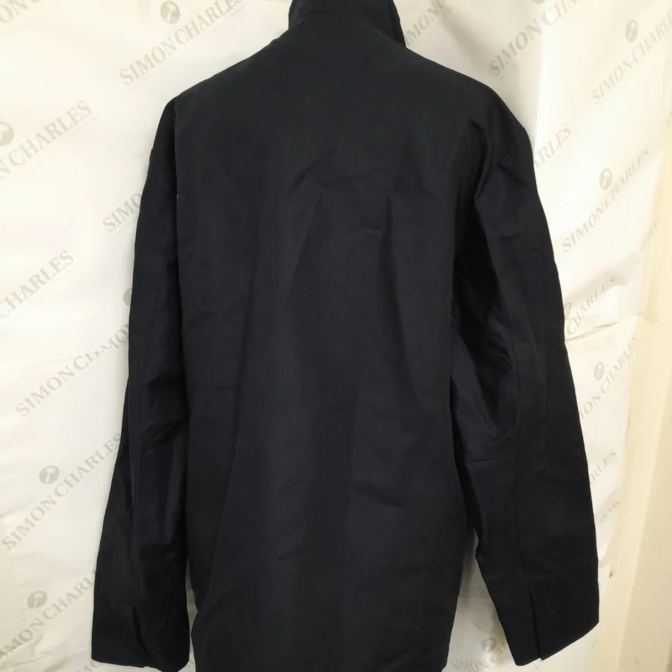 ASKET THE FIELD JACKET IN DARK NAVY SIZE M-LONG