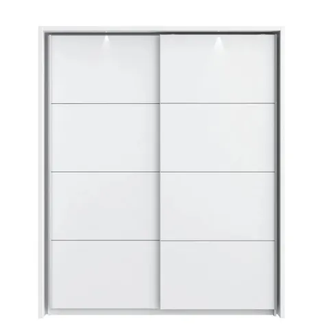 BOXED DOMINEY 2 DOOR WARDROBE (4 BOXES)