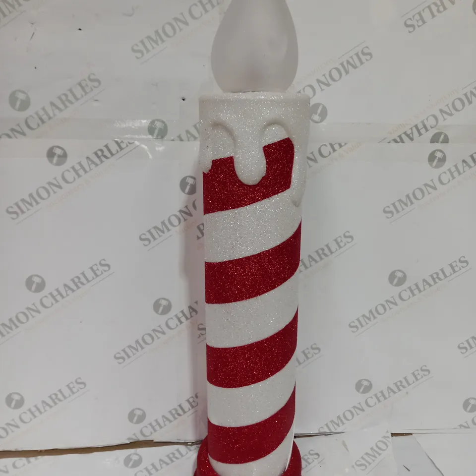 BOXED MR CHRISTMAS INDOOR/OUTDOOR 24" LIGHT UP CANDLE