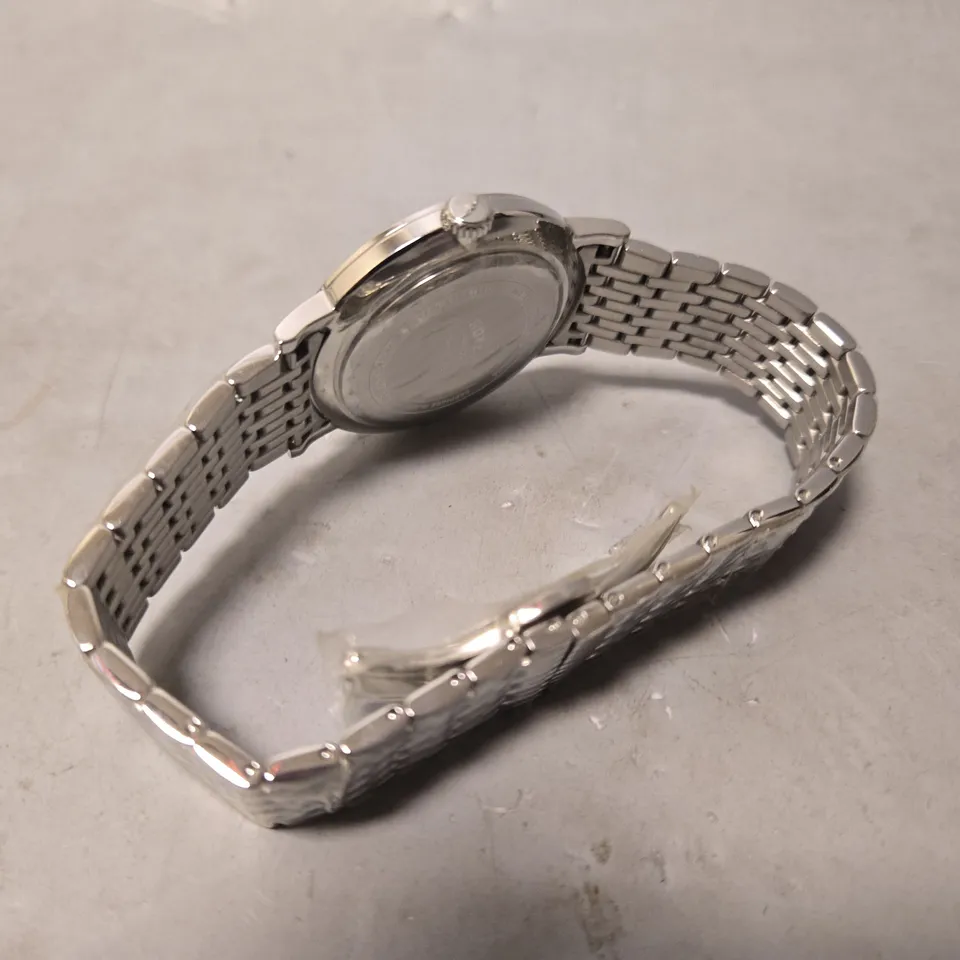 ROTARY WHITE DIAL WATCH 
