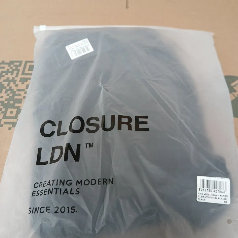 CLOSURE LONDON CORE UTILITY JOGGER – BLACK – XS